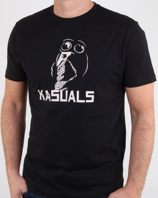 80er Casual Classics Freizeit-T-Shirt Schwarz