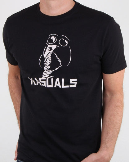 80er Casual Classics Freizeit-T-Shirt Schwarz