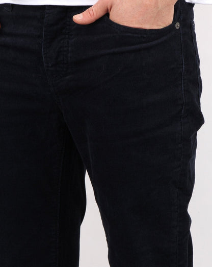 Pretty Green – Alastair – Cordhose mit 5 Taschen, Marineblau