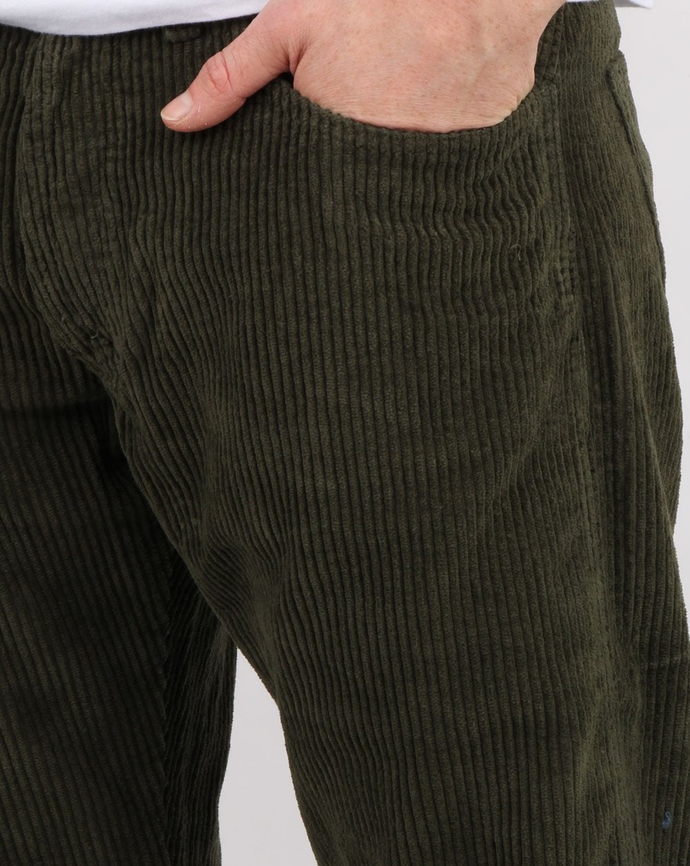 Lois Dallas Classic Straight Jumbo Cords Olive