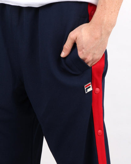 Fila Vintage Popper Pants Marineblau/Rot