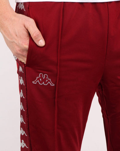 Kappa – Banda Astoria – Schmale Hose in Burgunderrot