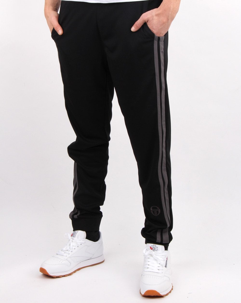 Sergio Tacchini Masters Trainingshose Schwarz/Grau