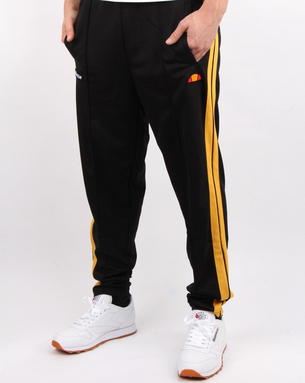 Ellesse Cassed Track Pant Schwarz/Gelb