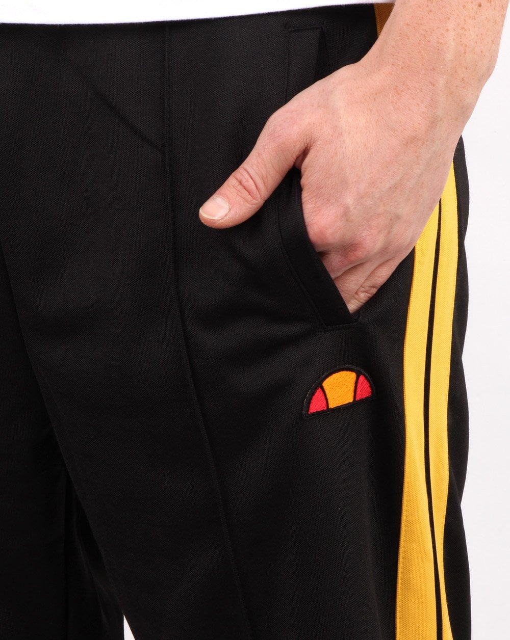 Ellesse Cassed Track Pant Schwarz/Gelb