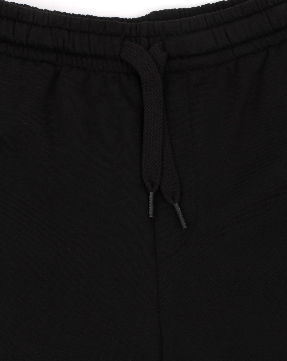 Lacoste – Fleece-Shorts mit Gesäßtasche in Schwarz