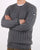 Weekend Offender Cable Jumper Steel Grey