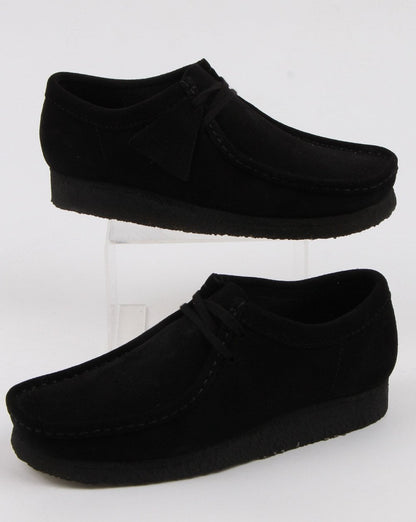 Clarks Originals Wallabee Wildleder Schwarz