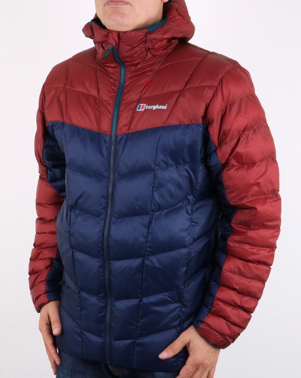 Berghaus Nunat Reflect Daunenjacke Dämmerung/rote Dahlie