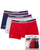 Lacoste Lacoste Triple Pack Boxers Grey/red/navy