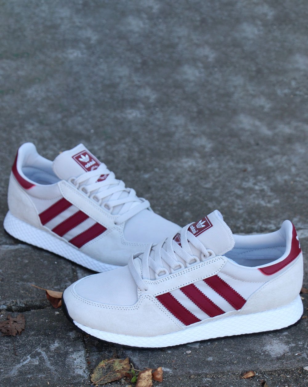 Adidas Forest Grove Sneakers Kreideweiß/Burgund