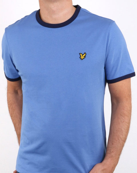 Lyle And Scott Ringer T Shirt Blue/navy