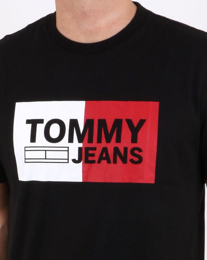 Tommy Hilfiger Split Box T-Shirt Tommy Schwarz