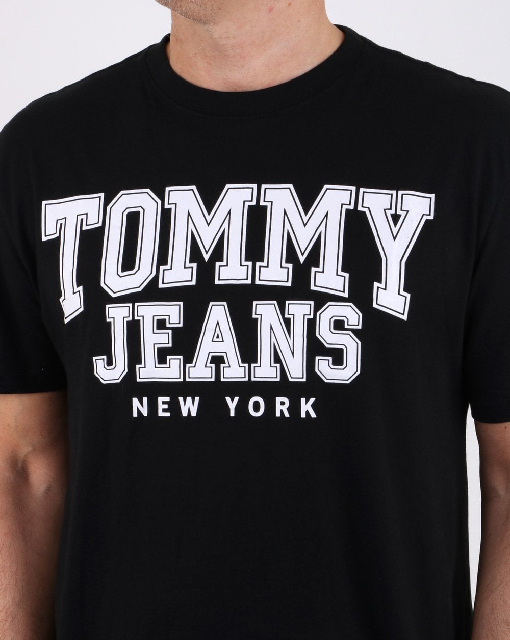 Tommy Hilfiger College T-Shirt Tommy Schwarz