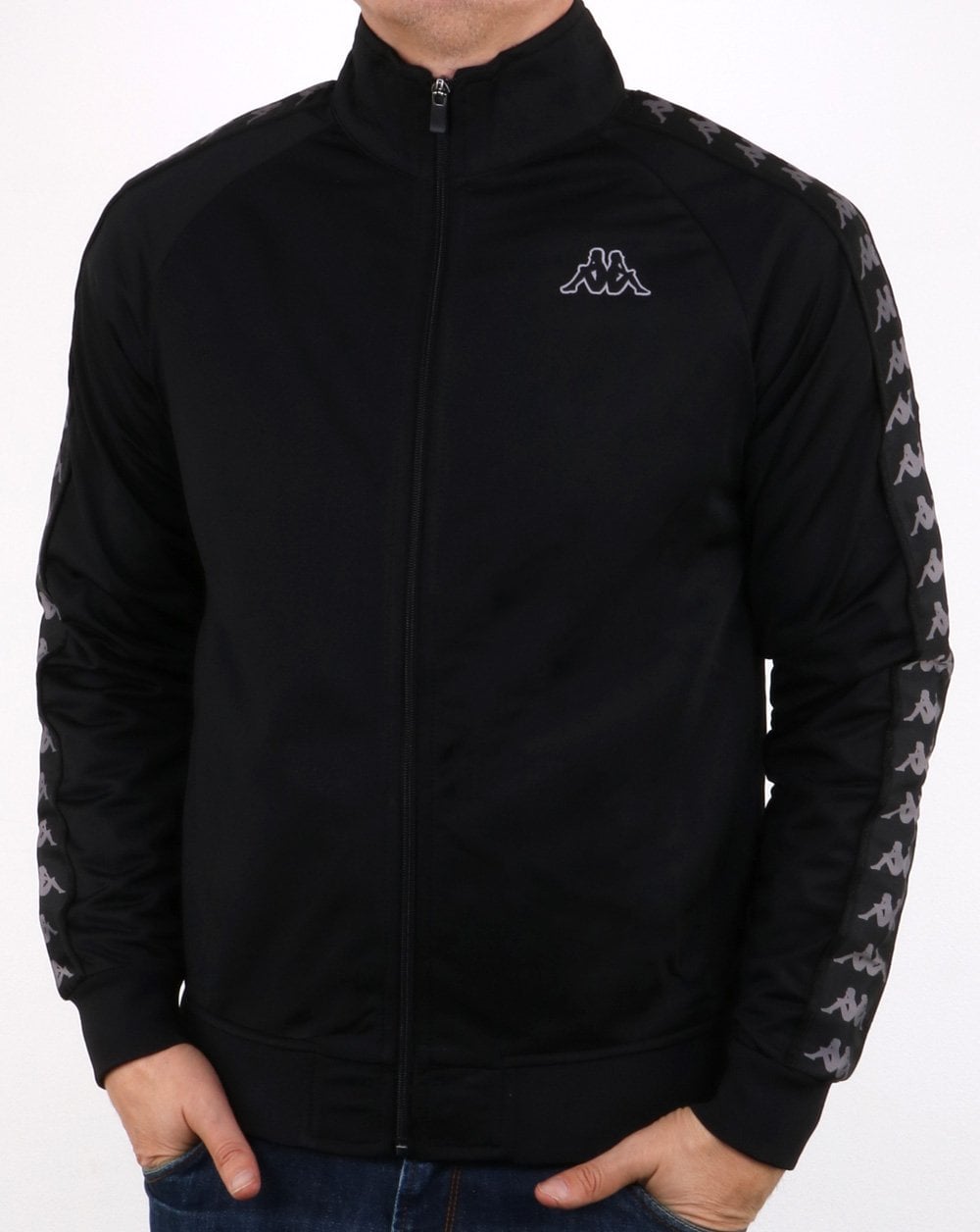 Kappa Banda Anniston Slim Track Top Black