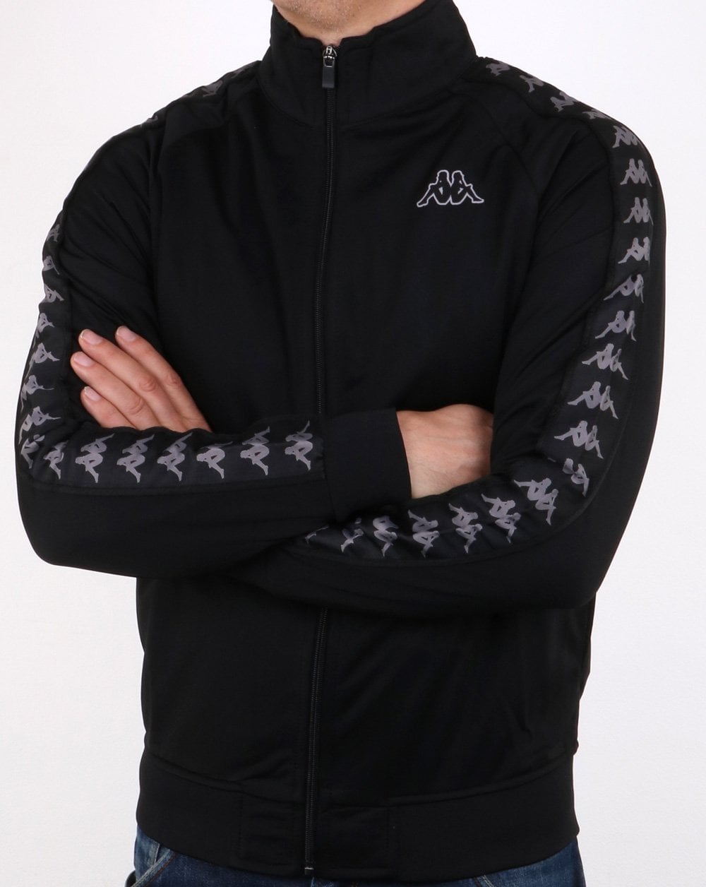 Kappa Banda Anniston Slim Trainingsjacke Schwarz