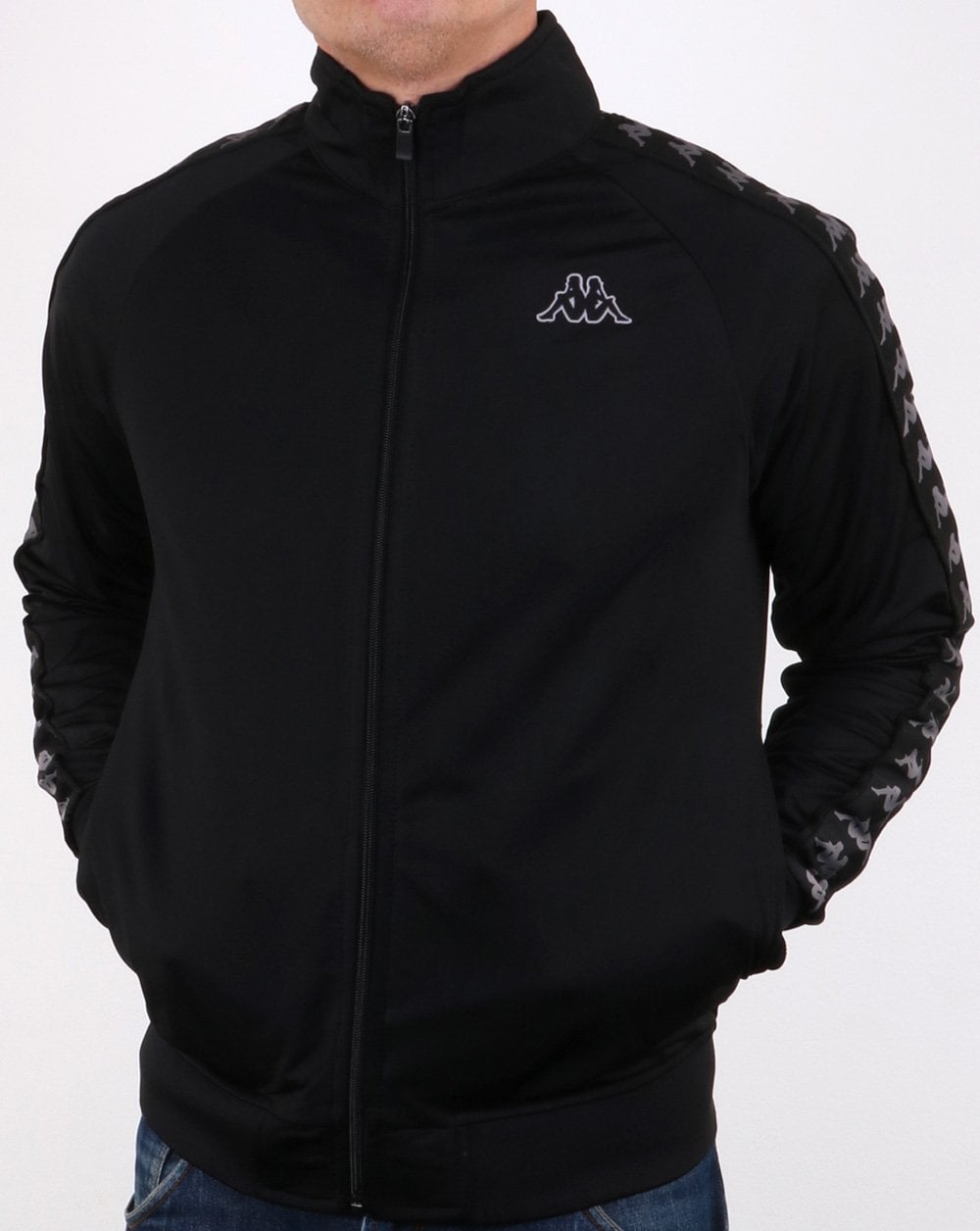 Kappa Banda Anniston Slim Trainingsjacke Schwarz