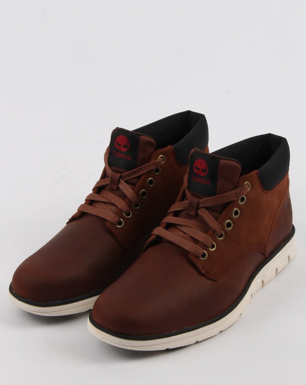 Timberland Bradstreet Chukka Lederschuhe Rotbraun