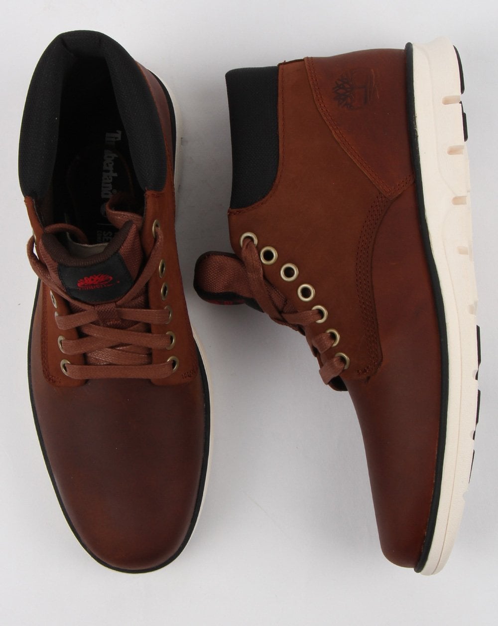 Timberland Bradstreet Chukka Lederschuhe Rotbraun