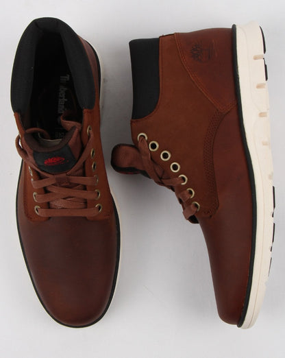 Timberland Bradstreet Chukka Lederschuhe Rotbraun