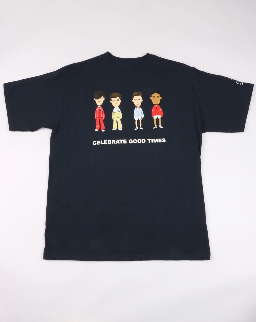 80er Casual Classics Firm Business Love T-Shirt Marineblau