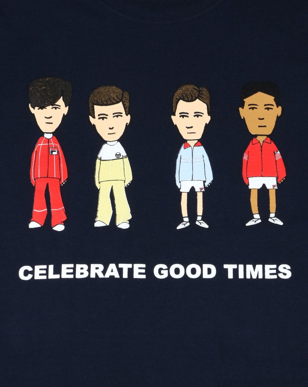 80er Casual Classics Firm Business Love T-Shirt Marineblau