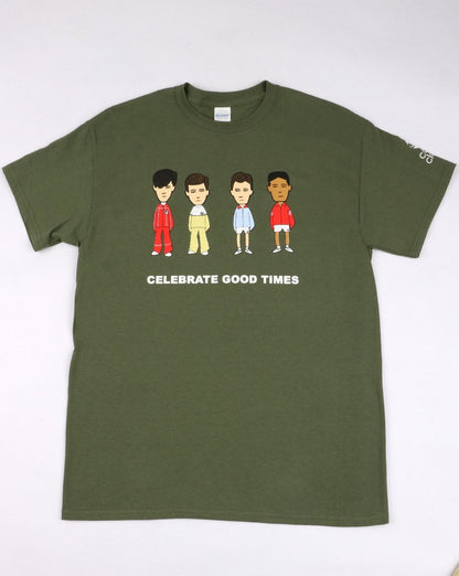 80er Casual Classics Business Vs Firm T-Shirt Khaki