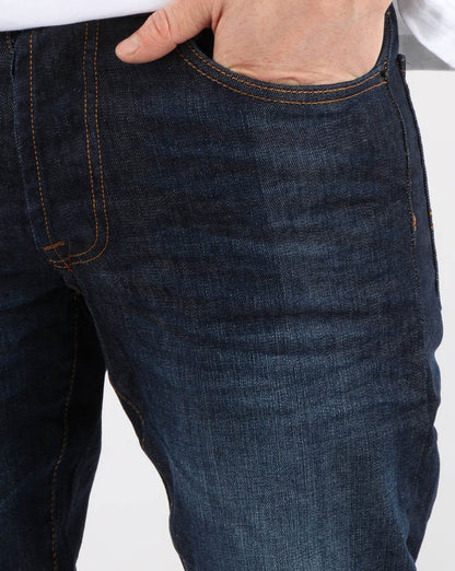 Marshall Artist – Regular Tapered Jeans in dunkler Vintage-Waschung
