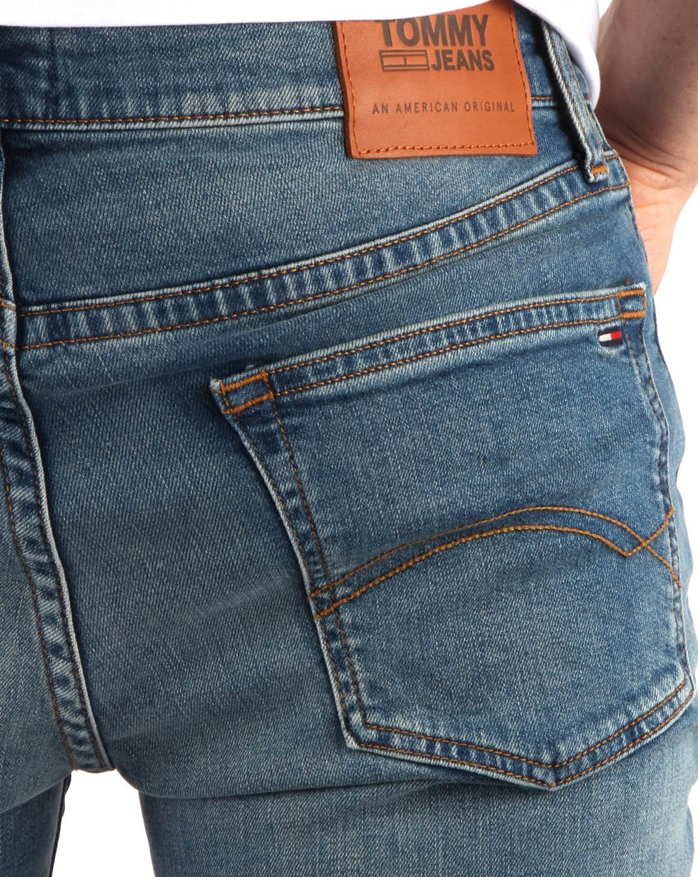 Tommy Hilfiger Ryan Straight Jeans Fulton Mittelblau