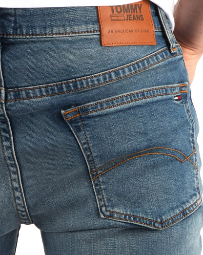 Tommy Hilfiger Ryan Straight Jeans Fulton Mittelblau