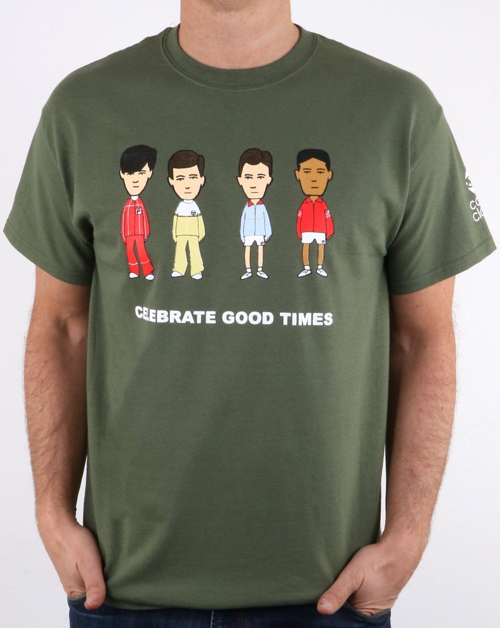 80er Casual Classics Business Vs Firm T-Shirt Khaki