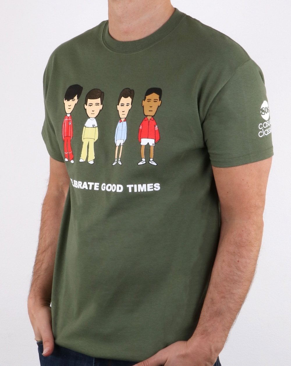 80er Casual Classics Business Vs Firm T-Shirt Khaki