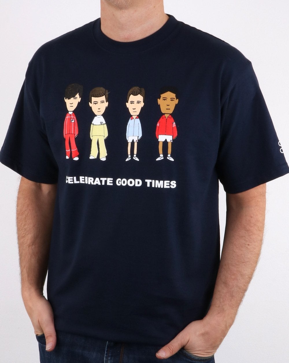 80er Casual Classics Firm Business Love T-Shirt Marineblau