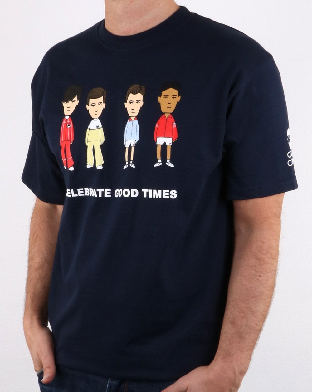 80er Casual Classics Firm Business Love T-Shirt Marineblau