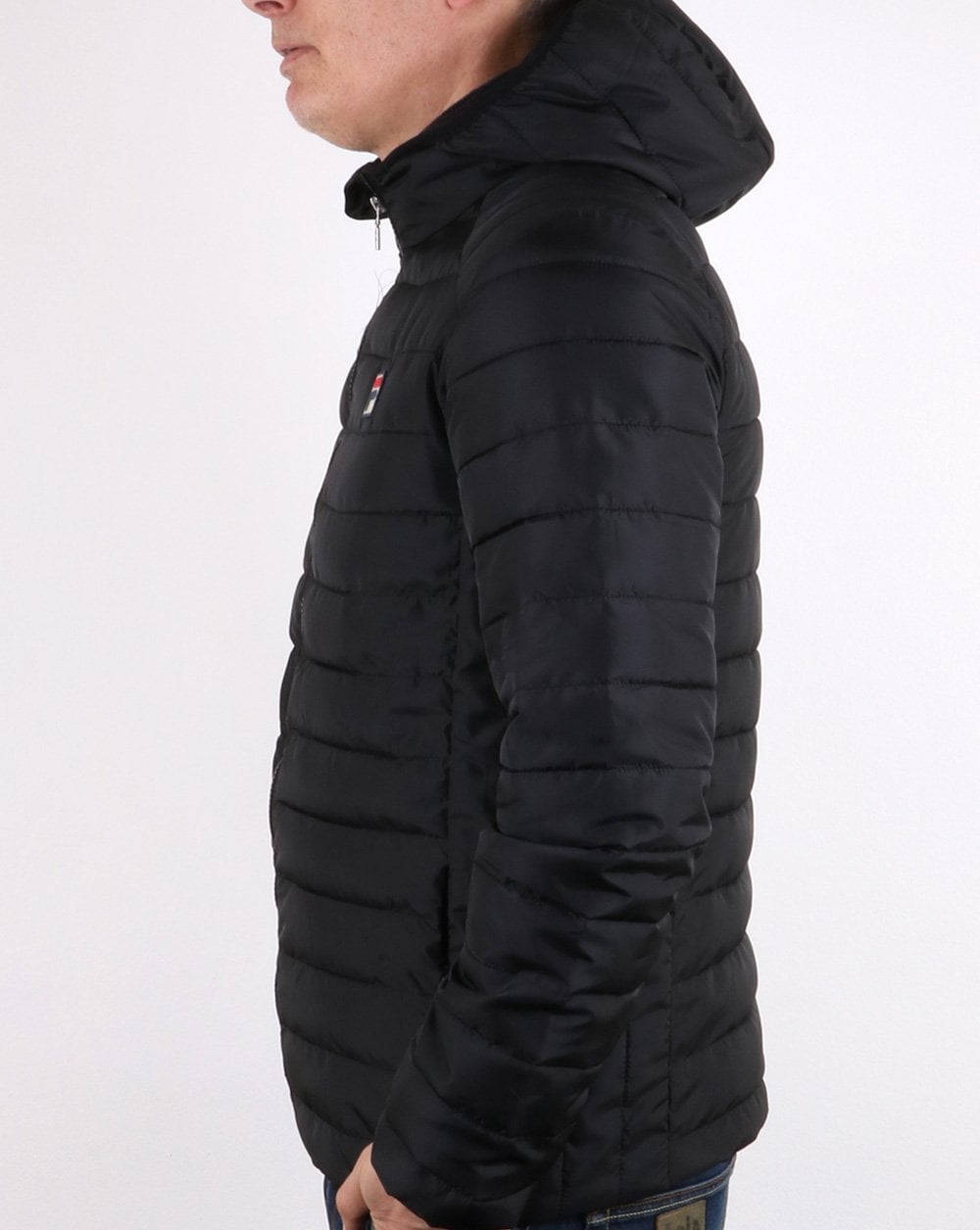 Fila Vintage Padded Puffer Jacket Black