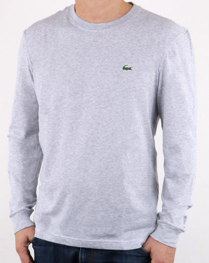 Lacoste Langarm-T-Shirt Grau