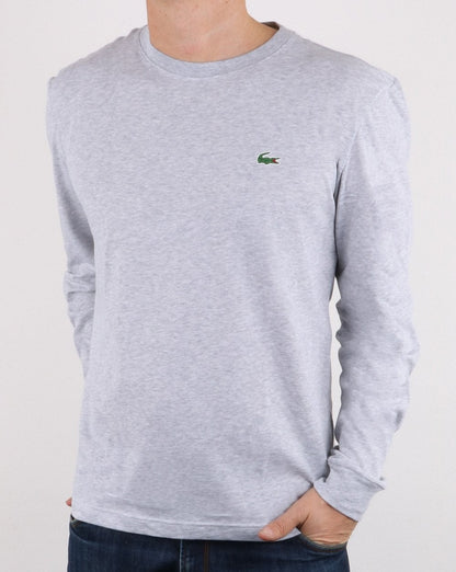 Lacoste Langarm-T-Shirt Grau