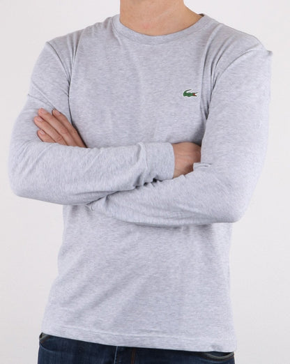 Lacoste Langarm-T-Shirt Grau