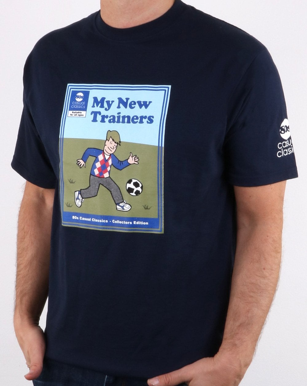 80er Casual Classics Meine neuen Trainer T-Shirt Marineblau