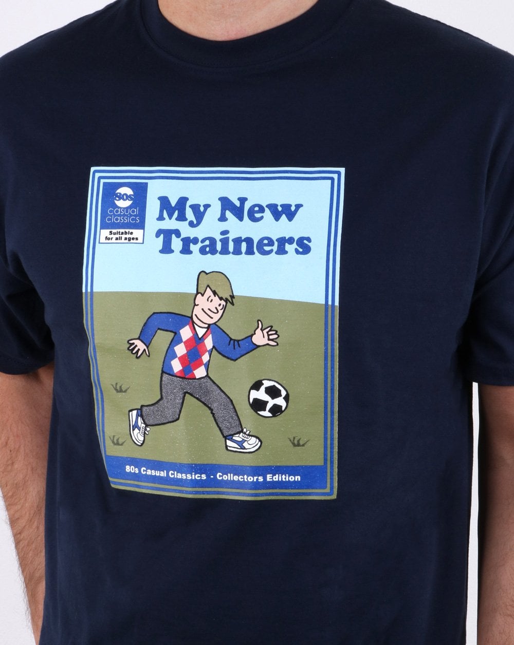 80er Casual Classics Meine neuen Trainer T-Shirt Marineblau