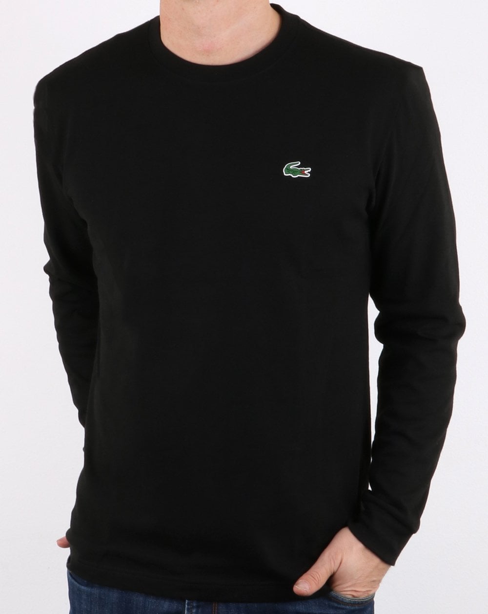 Lacoste Long Sleeve T-Shirt Black