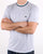 Lacoste Contrast Crew T-shirt in Grey