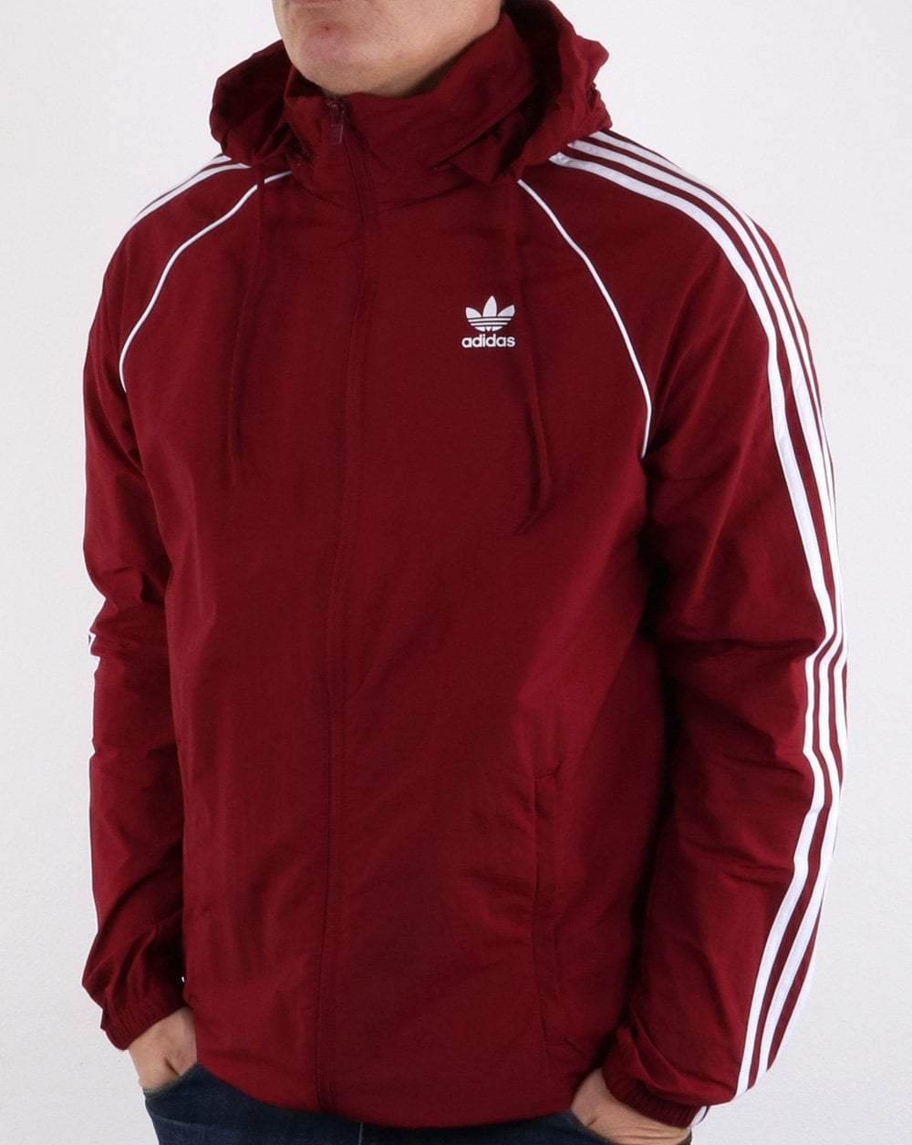 Adidas Originals Superstar Windbreaker Collegiate Burgundy