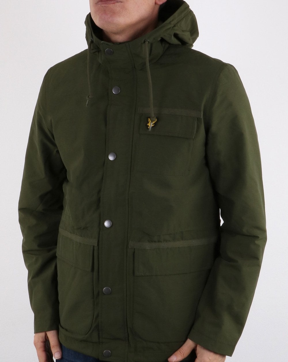 Lyle And Scott – Jacke mit Microfleece-Futter, Waldgrün