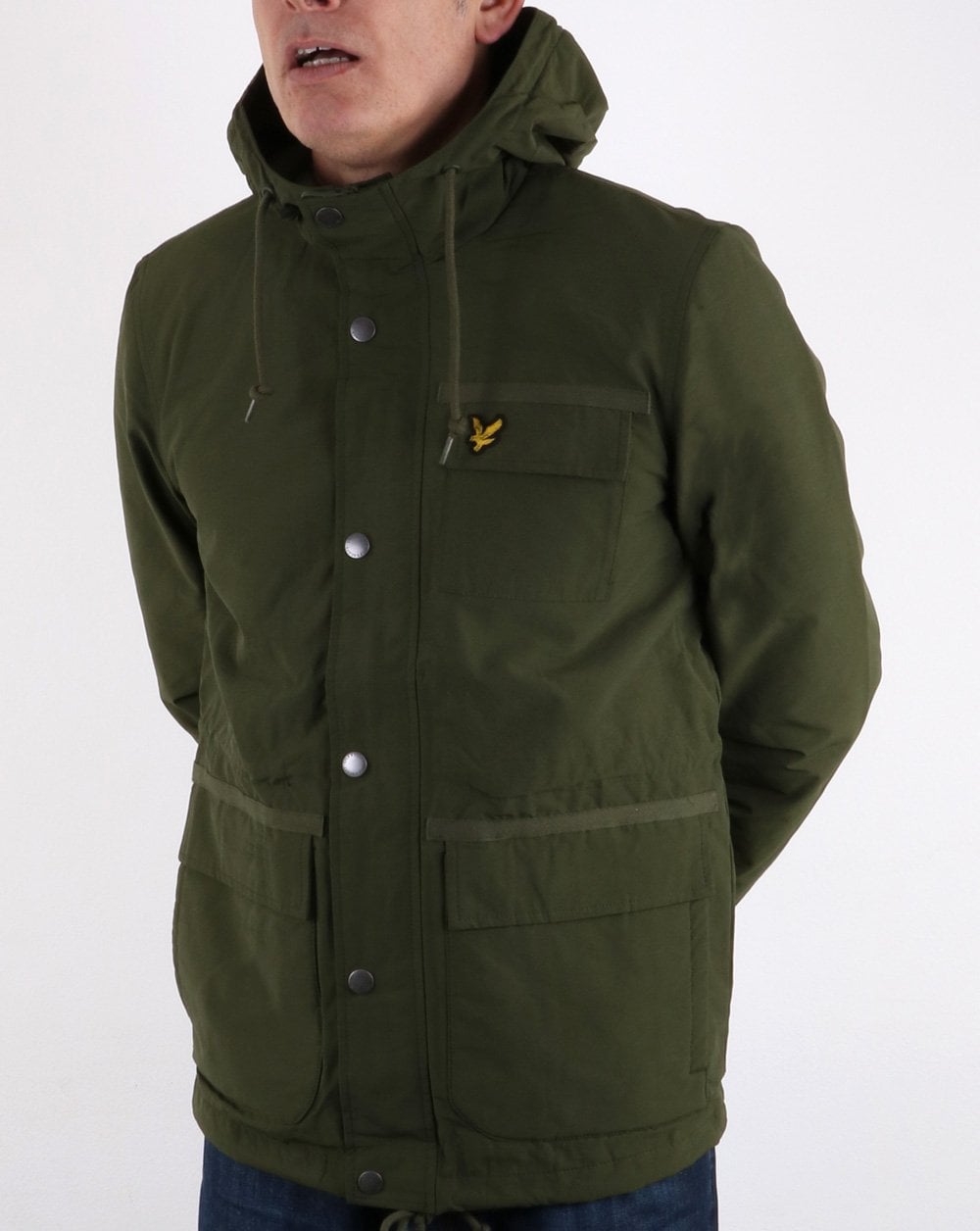 Lyle And Scott – Jacke mit Microfleece-Futter, Waldgrün