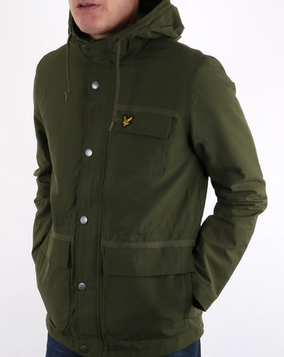 Lyle And Scott – Jacke mit Microfleece-Futter, Waldgrün