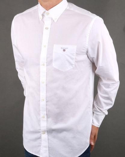 Gant Broadcloth Hemd Weiß