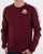 Kappa Dixon Long Sleeve Taping Top Dark Red