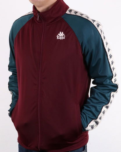 Kappa Britannia Track Top Dunkelrot/Dunkelblau