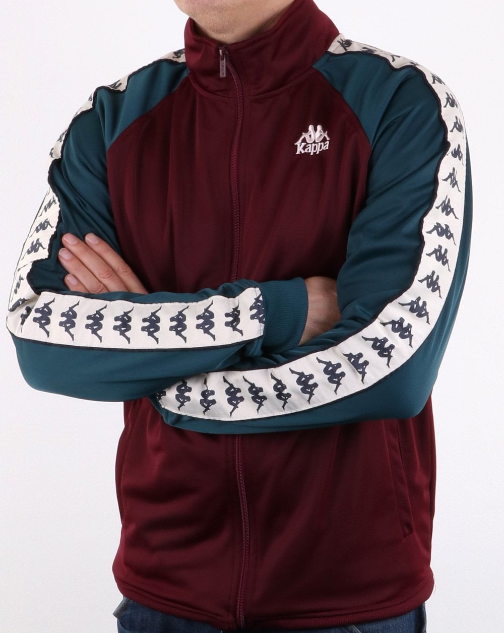 Kappa Britannia Track Top Dunkelrot/Dunkelblau